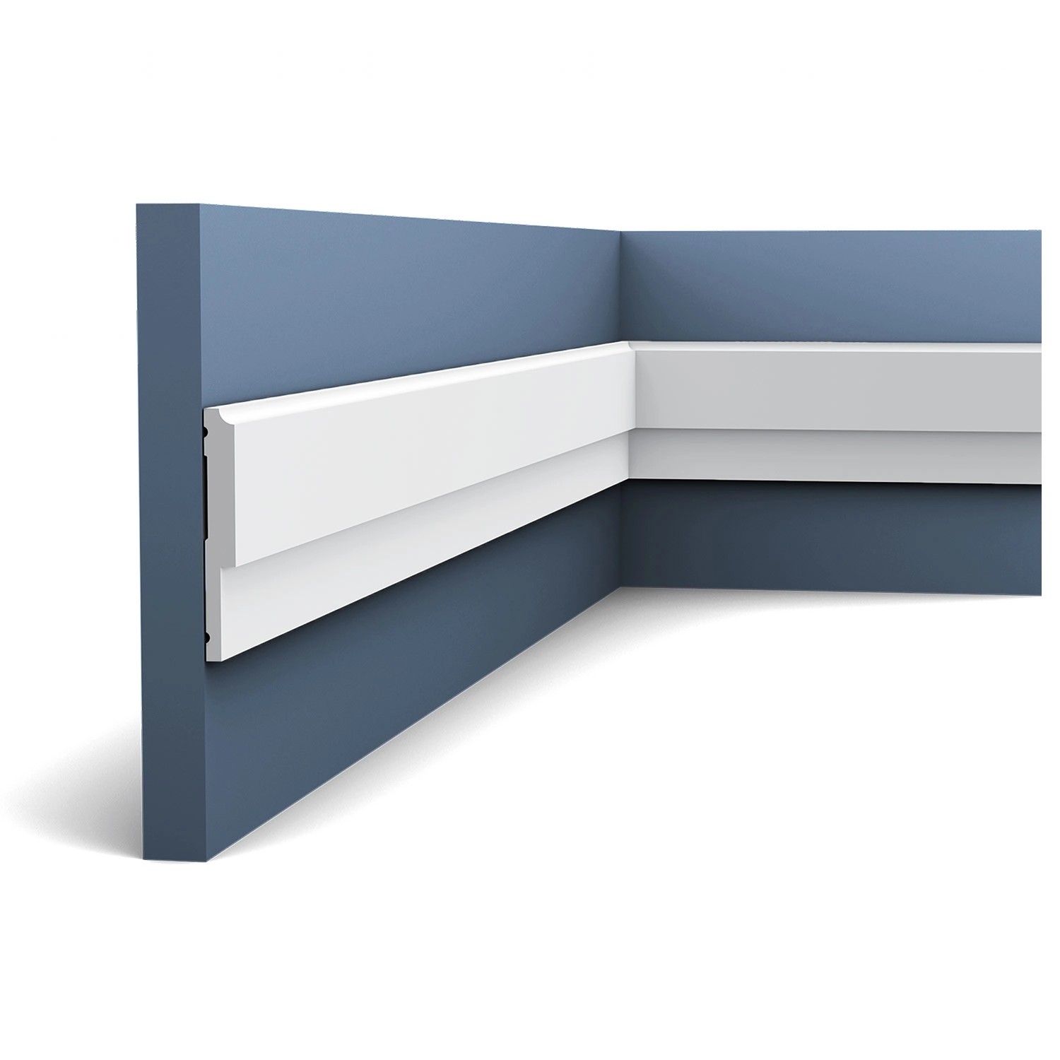 Thumbnail - ORAC DECOR P9900 LUXXUS Stabile Stuck Leiste Wandleiste Friesleiste Profil 2 m 200 cm x 8 cm x 1 cm Weiß