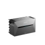 Anker Solix Solarbank 3 Pro E2700 für Balkonkraftwerk-Set, graues Gehäuse.