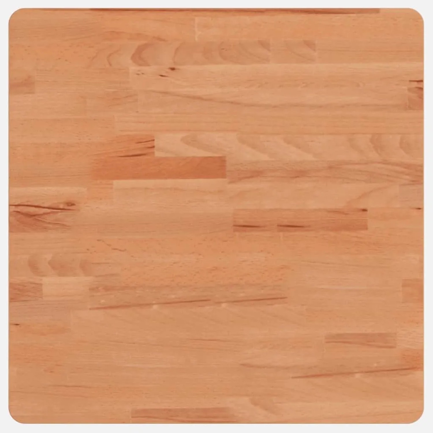 vidaXL Tischplatte 50x50x4 cm Quadratisch Massivholz Buche 355979