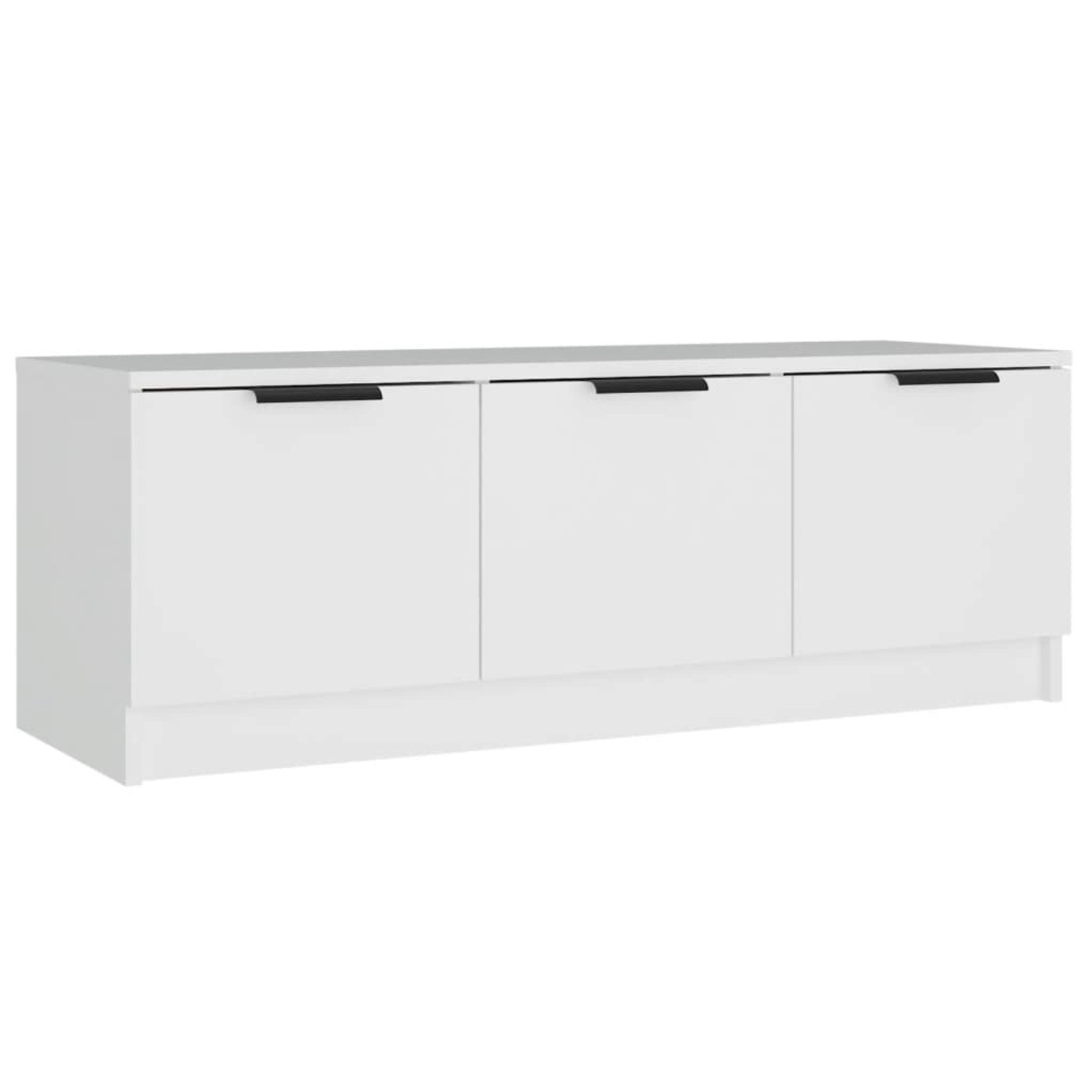 vidaXL TV-Schrank Weiß 102x35x36,5 cm Holzwerkstoff 811358 günstig online kaufen