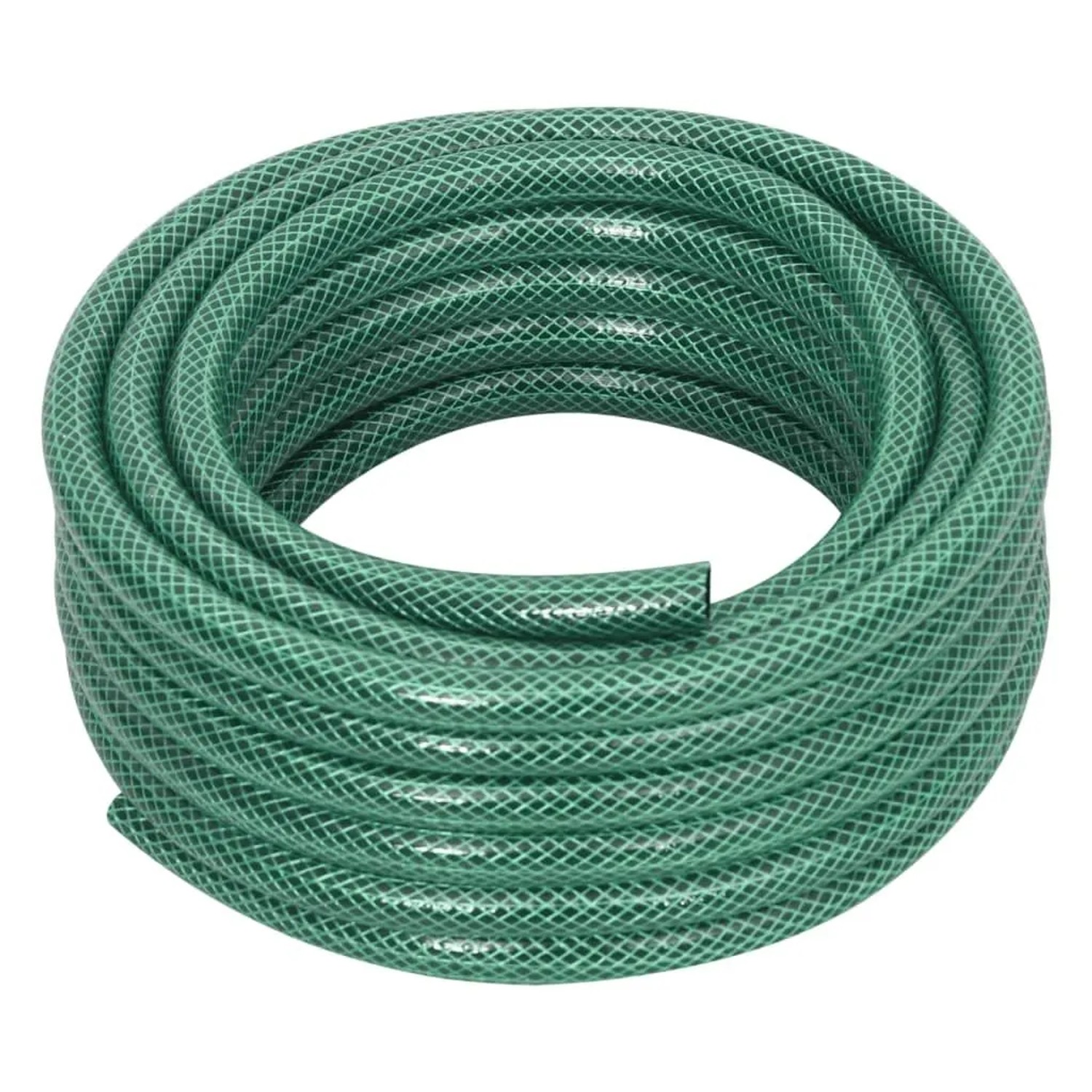 vidaXL Gartenschlauch mit Kupplung-Set Grün 10 m PVC 154368