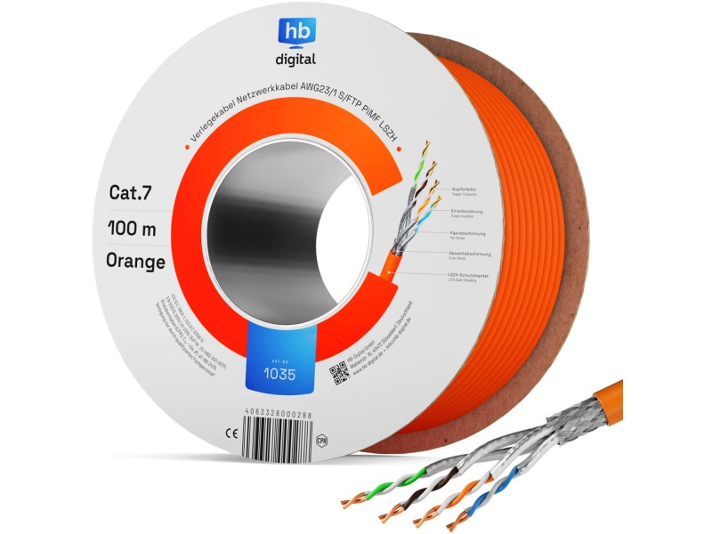 HB-DIGITAL Connettore Cavo di Rete LSA Cat.7 STP Senza Attrezzi