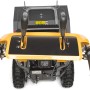 Stiga Kehrmaschine SWS 800 G: Detailansicht der Bedienelemente und des Motors.