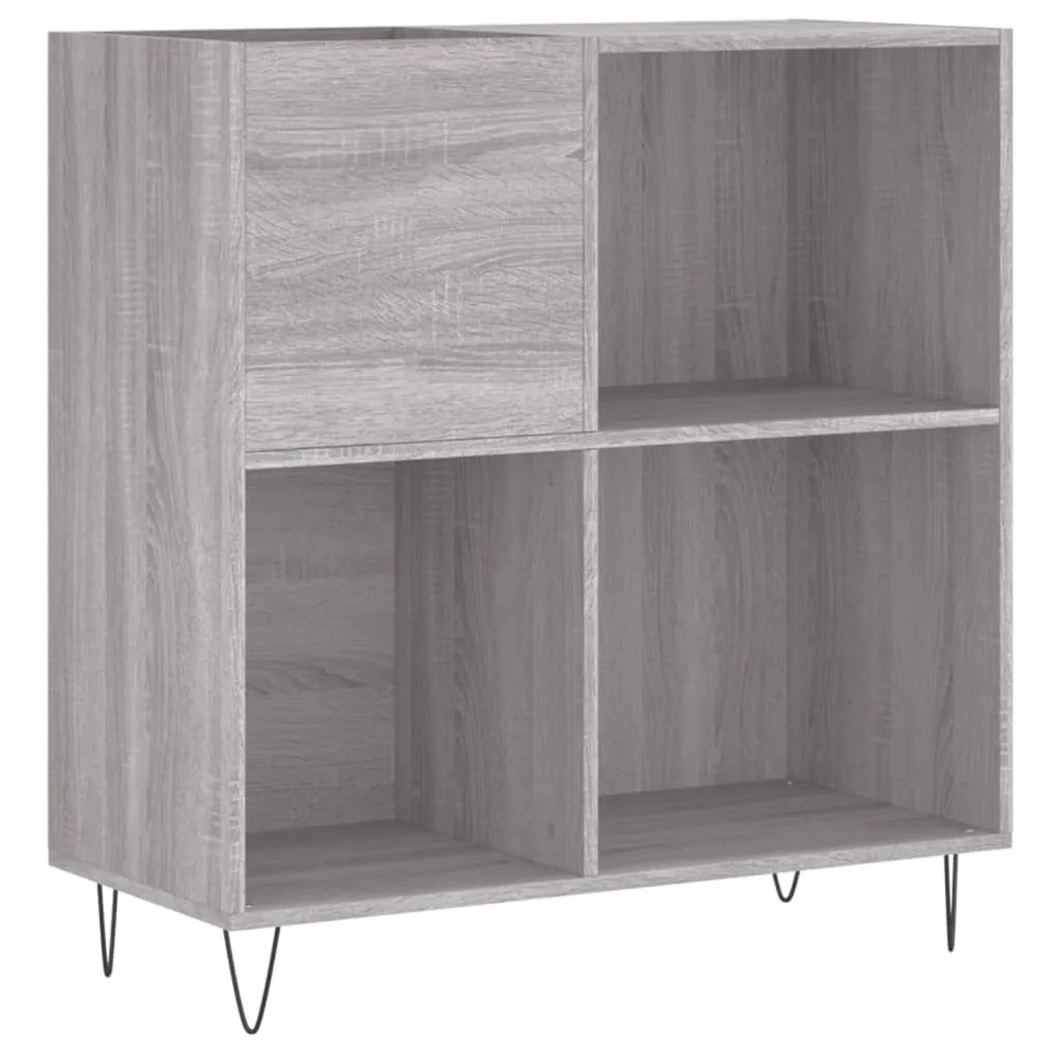 vidaXL Plattenschrank Grau Sonoma 84,5x38x89 cm Holzwerkstoff 831778