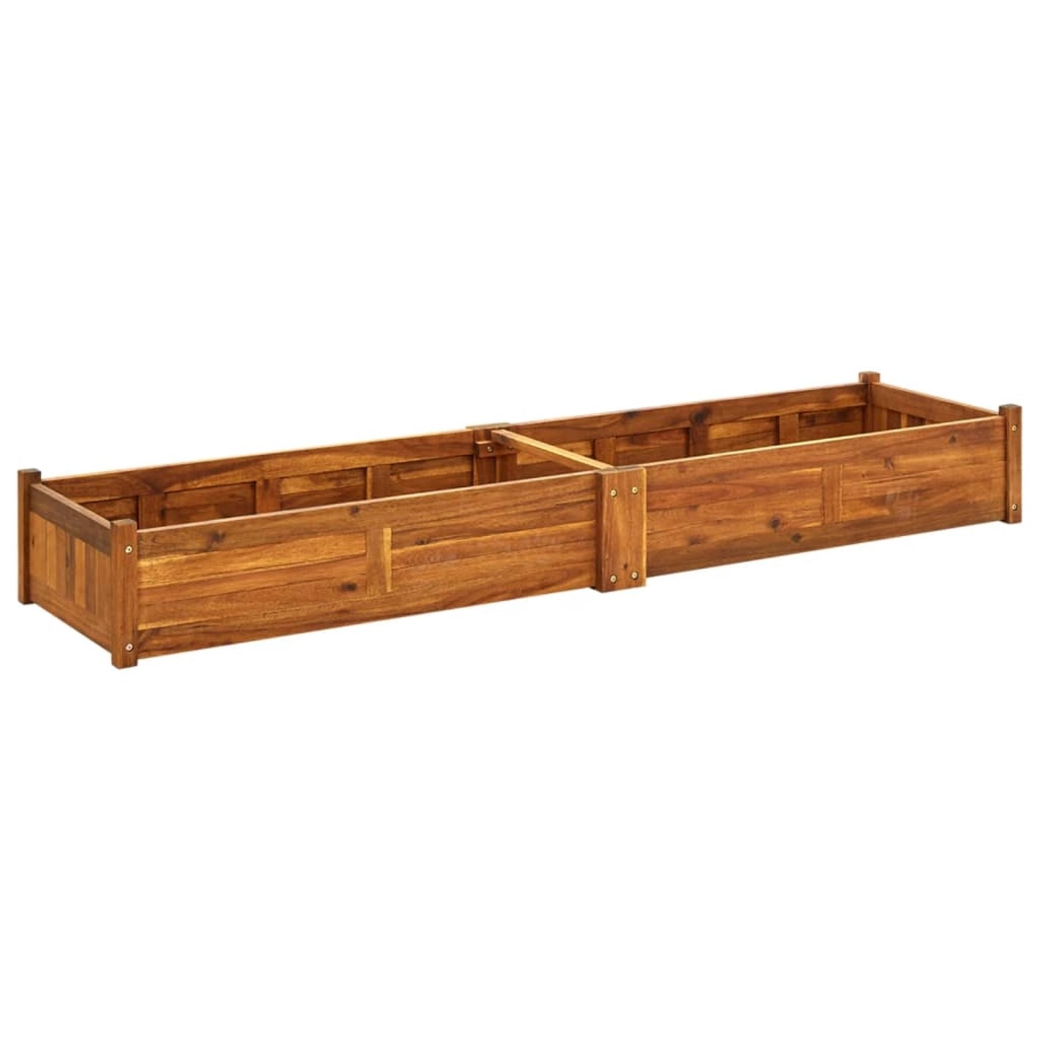 vidaXL Garten-Hochbeet Akazienholz 200x50x25 cm 656681