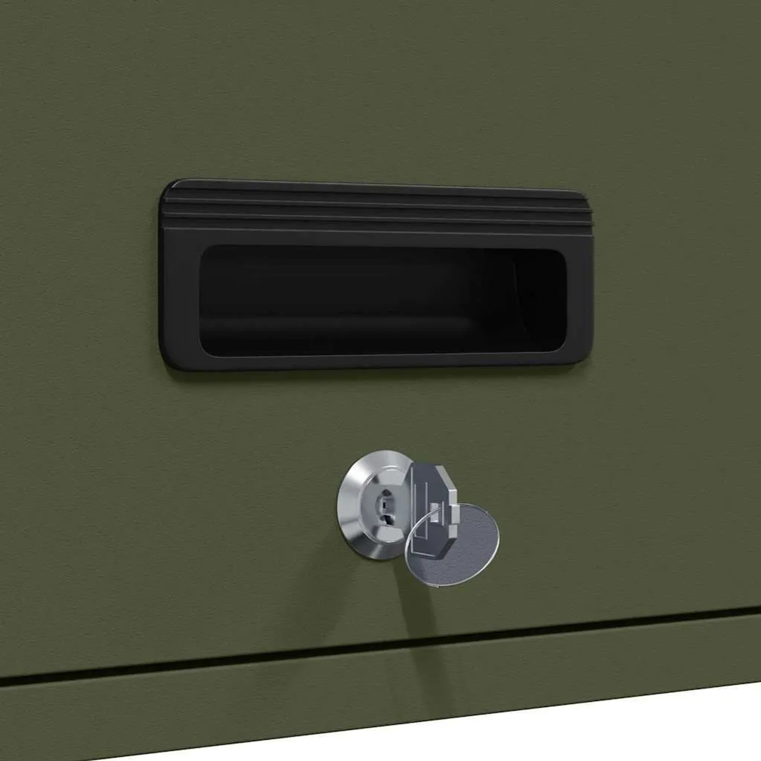 vidaXL Wandschrank für die Garage mit Gasdrucklift-Tür Olivgrün 883279_11