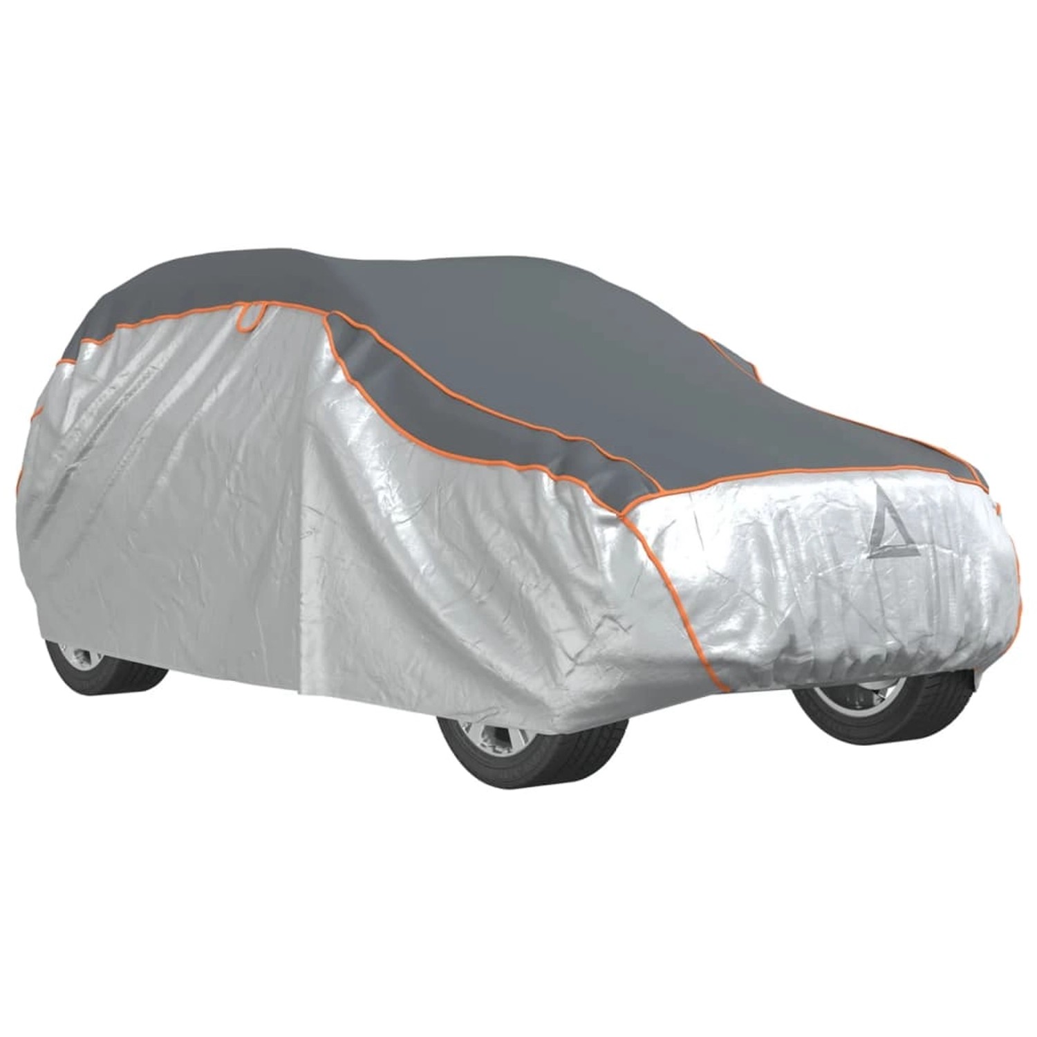 vidaXL Autoabdeckung für SUV Hagelschutz Voll M Grau & Silbern 2150539
