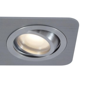 QAZQA Einbaustrahler Alberto, 2-flammig, Gunmetal, verstellbar, IP44. Deckenspot für Lampen & Leuchten.