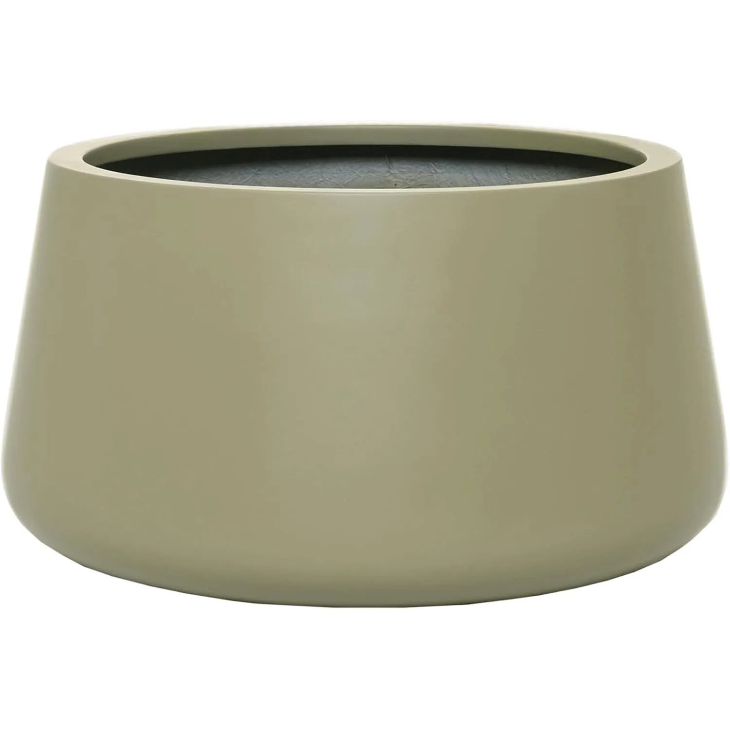 Vivanno Blumentopf Gordo 52 cm x 52 cm x 29 cm Schlammgrün
