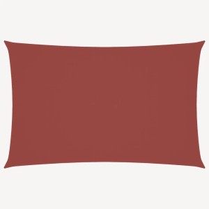 vidaXL Sonnensegel Oxford-Gewebe Rechteckig 2,5x5 m Terrakotta-Rot 135374