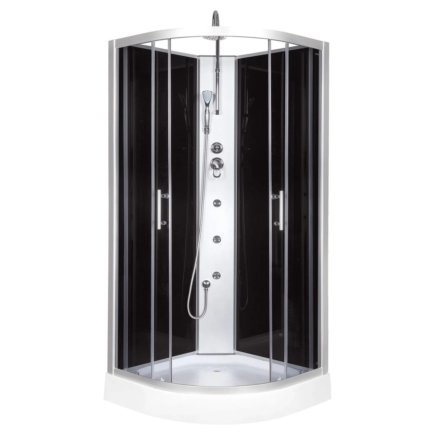 Kerra Hydromassagekabine Faro 90 cm mit Regendusche