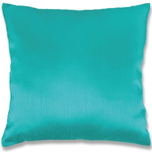 Türkise Arsvita Kissenhülle Alessia, 40x40 cm, ohne Füllung. Dekokissen für Sofa und Garten.