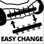 Symbol für einfachen Walzenwechsel beim Einhell Elektro-Vertikutierer/Lüfter GC-SA 1231/1.