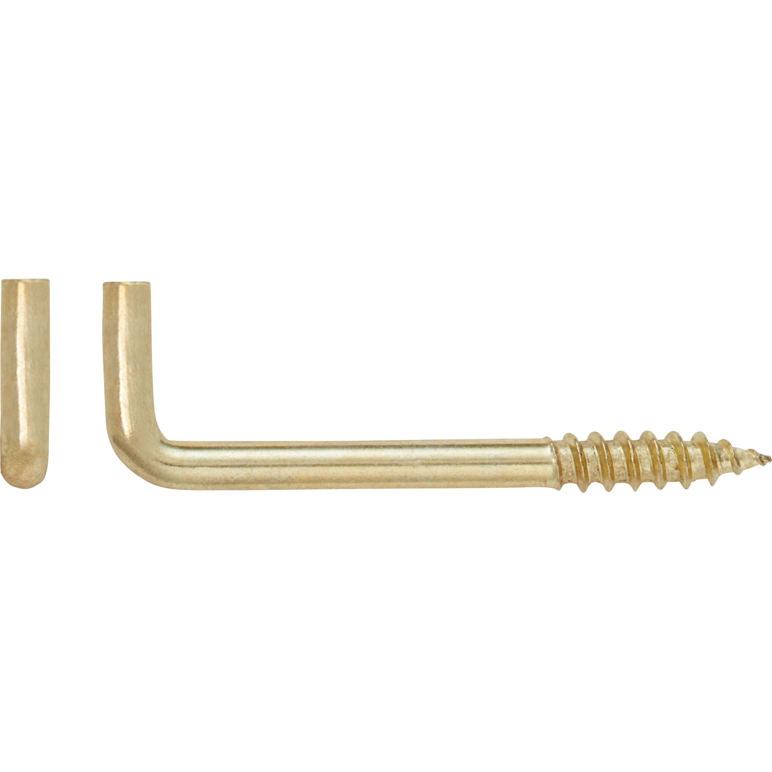 Schraubhaken Gerade Verzinkt Ø 3,8 x 50 mm 4 Stück