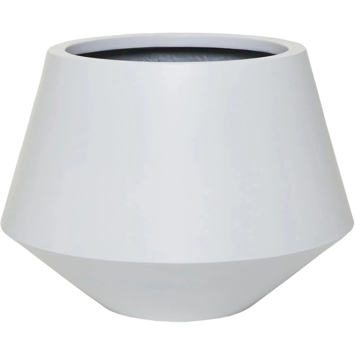 Vivanno Blumentopf Berbelit 42 cm x 42 cm x 30 cm Weiß