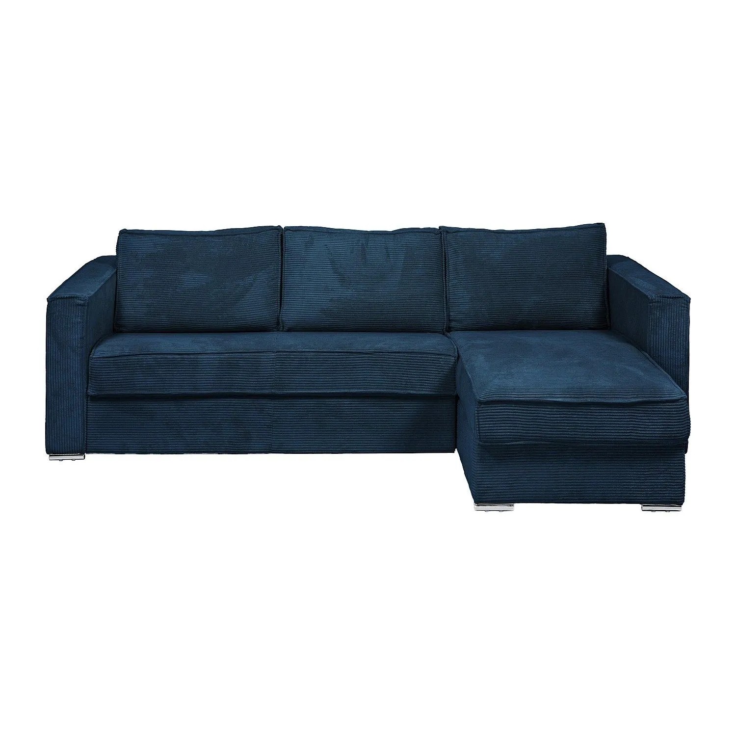 Vente-unique Schlafsofa Loreto Marineblau 298 cm