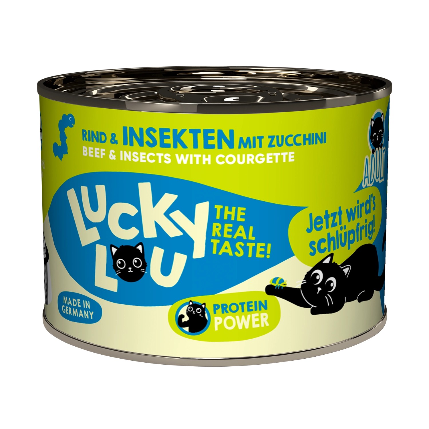 Lucky Lou Katzen-Nassfutter Lifestage Adult Rind & Insekten 200 g
