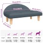 vidaXL Hundebett Dunkelgrau 70x52x30 cm Stoff 171934_7