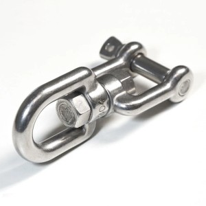 AMANKA Hängesessel Drehwirbel, 10x125mm, bis 420kg belastbar, silberfarben.