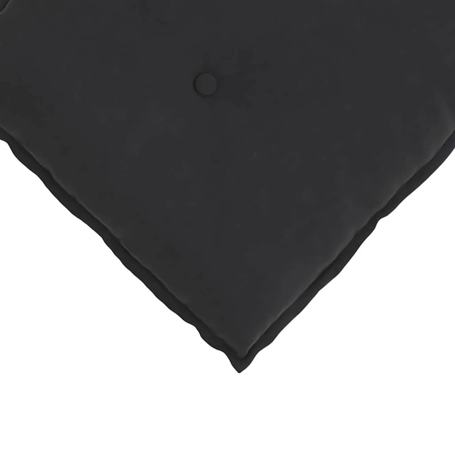 Schwarzes vidaXL Rückenkissen (80x50 cm) aus Cordstoff für mehr Komfort.