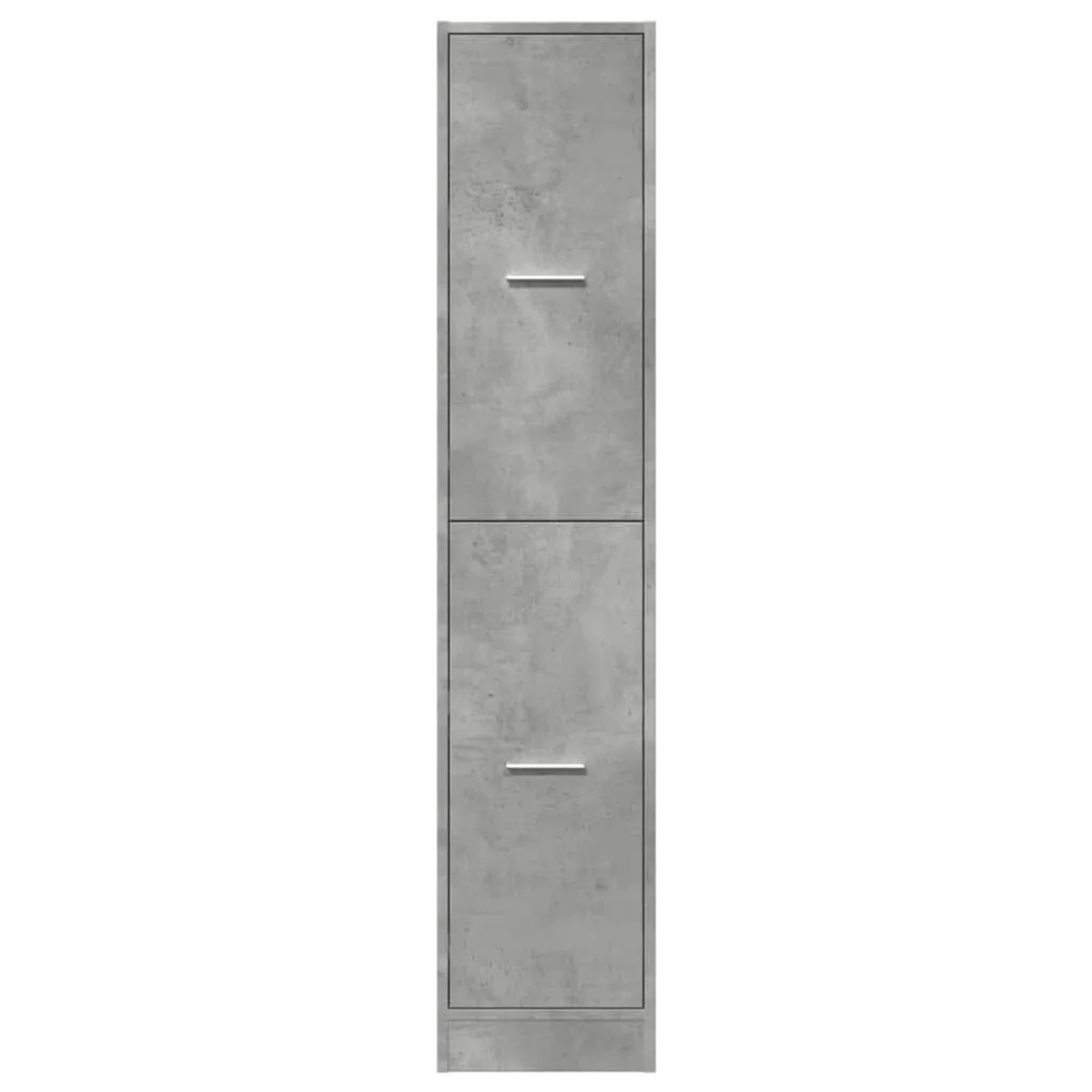 vidaXL Apothekerschrank Betongrau 30x41x144,5 cm Holzwerkstoff 855172_5