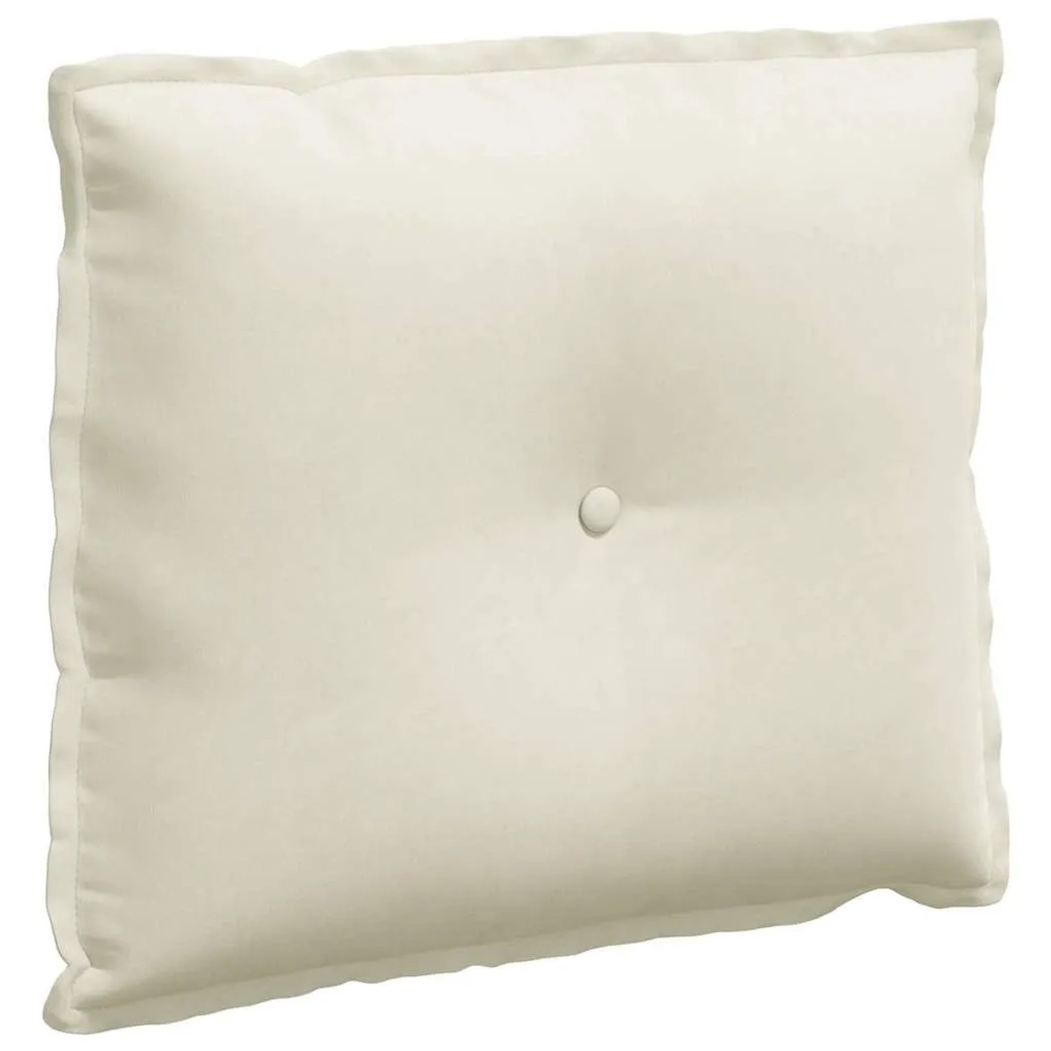 vidaXL Rückenkissen Creme 60 x 50 cm Cordstoff 42014684