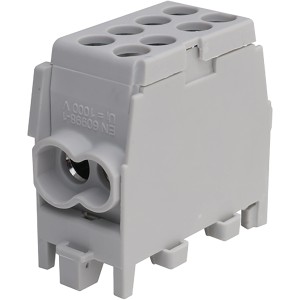 Pollmann Hauptleitungs-Abzweigklemme, 1-polig, fingersicher, für sichere Kabelverbindungen.