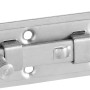 Fensterriegel aus Edelstahl, 80x30mm, zur zusätzlichen Sicherung von Fenstern und Türen.