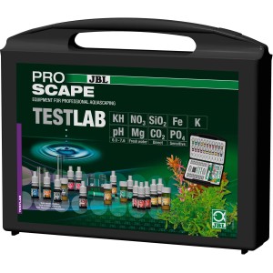 JBL ProAquaTest Lab ProScape Wassertestkoffer für Aquarien: Tests für pH, KH, NO3, PO4, Mg, CO2, Fe, SiO2 und K.