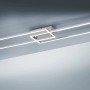 Moderne LED-Deckenleuchte Iven aus Stahl, 110x25 cm, mit rechteckigem Design. Dimmbar und farbverstellbar.