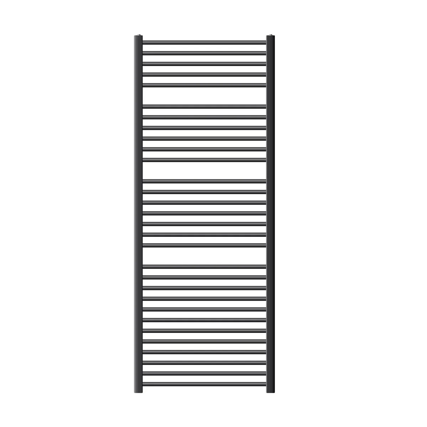 LuxeBath Badheizkörper 750x1800mm Anthrazit Gerade Mit Heizstab 900W
