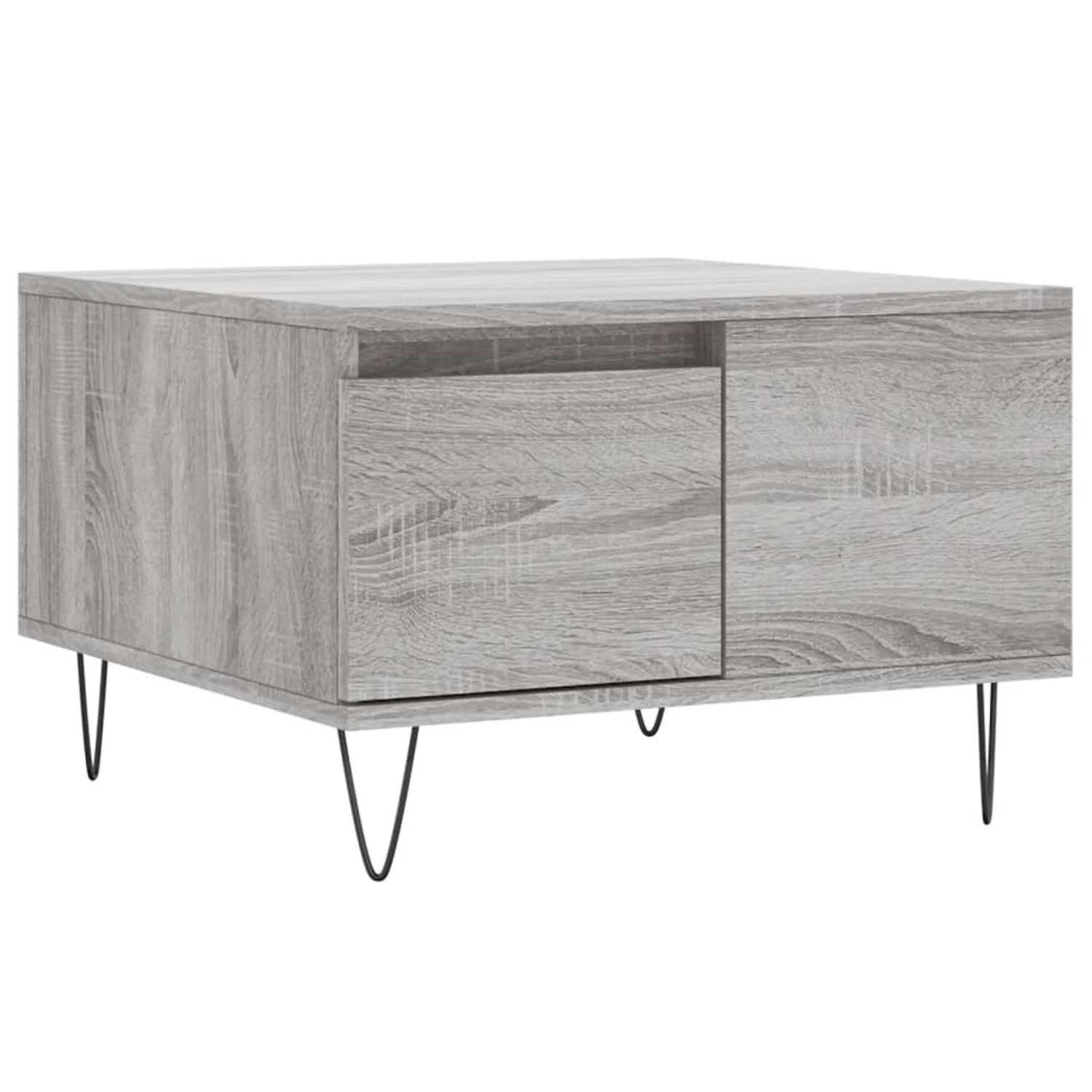 vidaXL Couchtisch Grau Sonoma 55x55x36,5 cm Holzwerkstoff Modell 1 günstig online kaufen