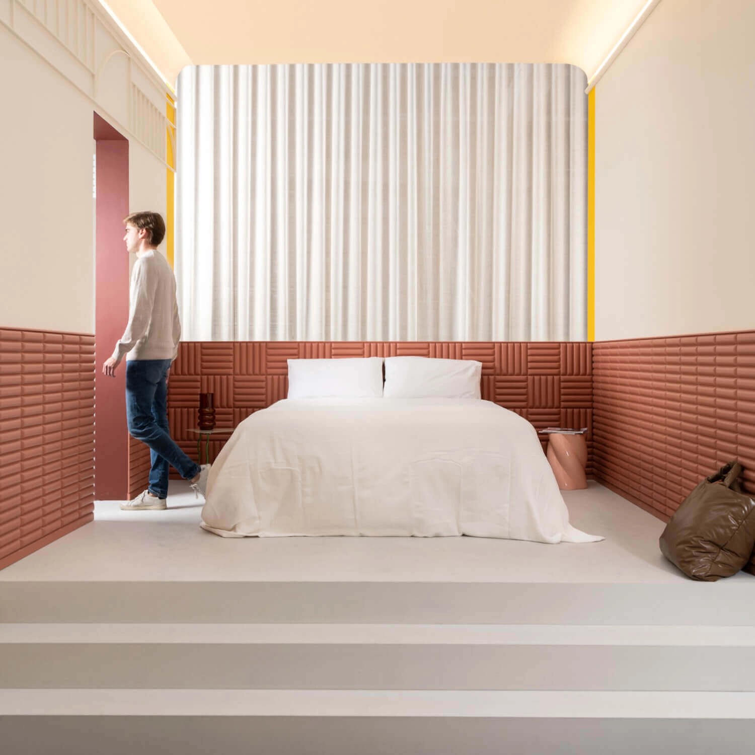 ORAC DECOR W217-Box 3D Wandpaneele, 6 Stück für 12 m Wandgestaltung in Weiß.