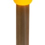 Näve LED Solar-Wegeleuchte mit Erdspieß, 6er-Set, warmweiß mit Flammeneffekt.
