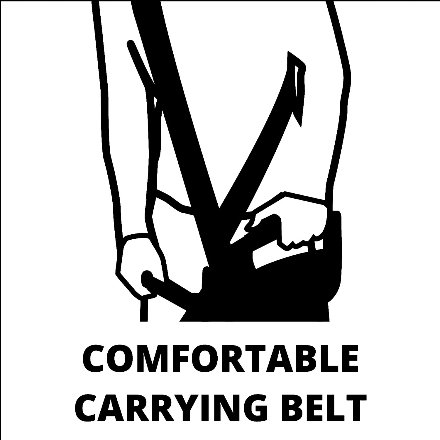 Komfortabler Tragegurt für Einhell Elektro-Laubsauger für bequemes Arbeiten.