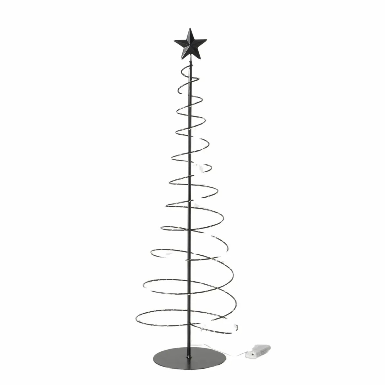 Boltze Deko-Aufsteller Zania Ø 26 cm x 80 cm Schwarz