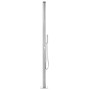 vidaXL Gartendusche mit Grauer Bodenplatte 225 cm Edelstahl 3070785_5
