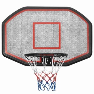 vidaXL Basketballkorb, schwarz/rot/weiß/blau, 109x71x3 cm, Polyethylen, für Sport & Freizeit.