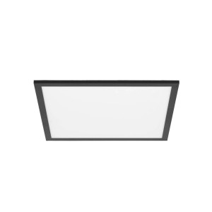 Lindby LED Deckenleuchte LED Panel Lamin 10012977 Dimmbar mit Leselampe Modern in Schwarz 1-flammig Wohnzimmerleuchte