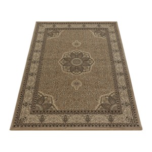 Beiger Orientteppich Kashmir 2601 von Ayyildiz, 200x290 cm, mit traditionellem Muster.