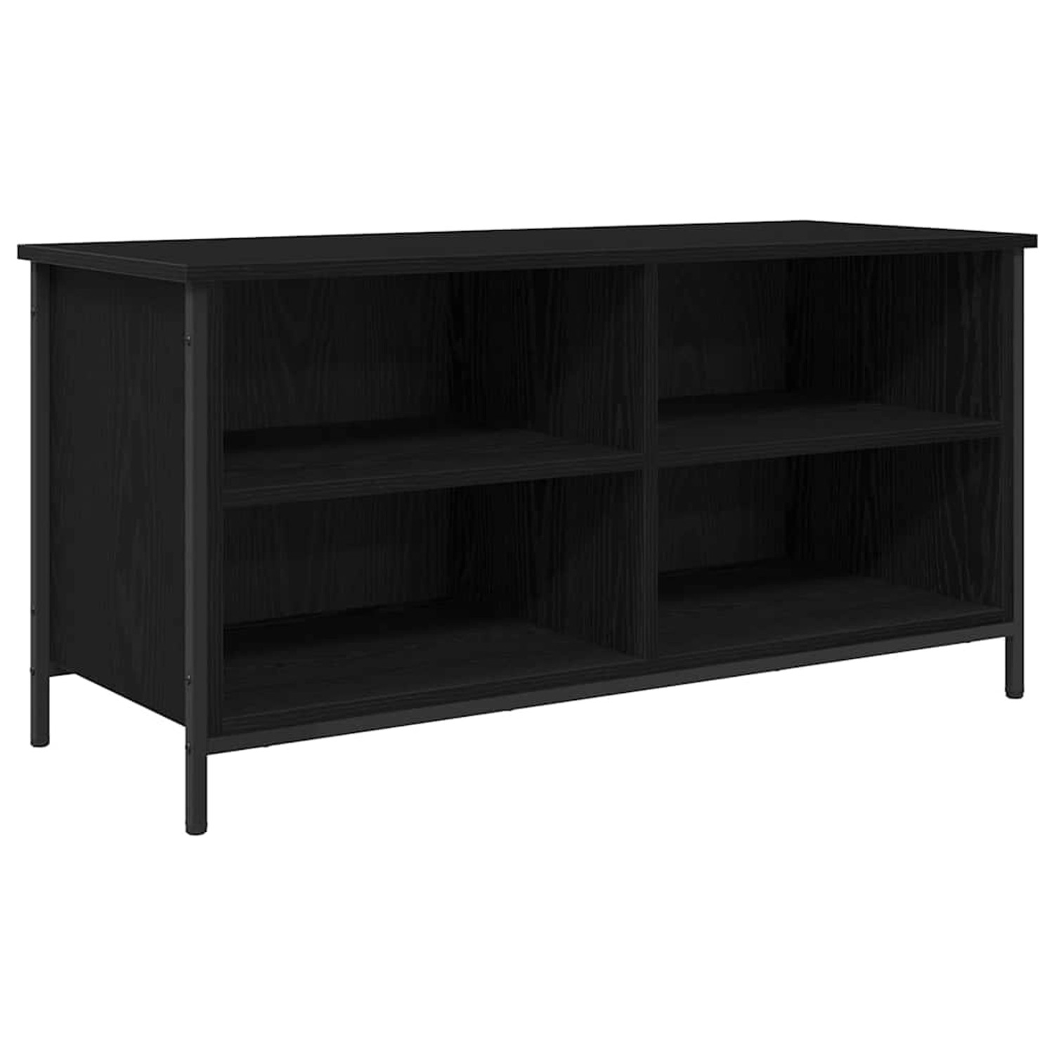 vidaXL TV-Schrank Schwarz Eichen-Optik 100 x 40 x 50 cm Holzwerkstoff 88188 günstig online kaufen