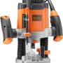 Black+Decker Oberfräse KW1200E für präzise Fräsarbeiten. Leistungsstark, mit Zubehör.