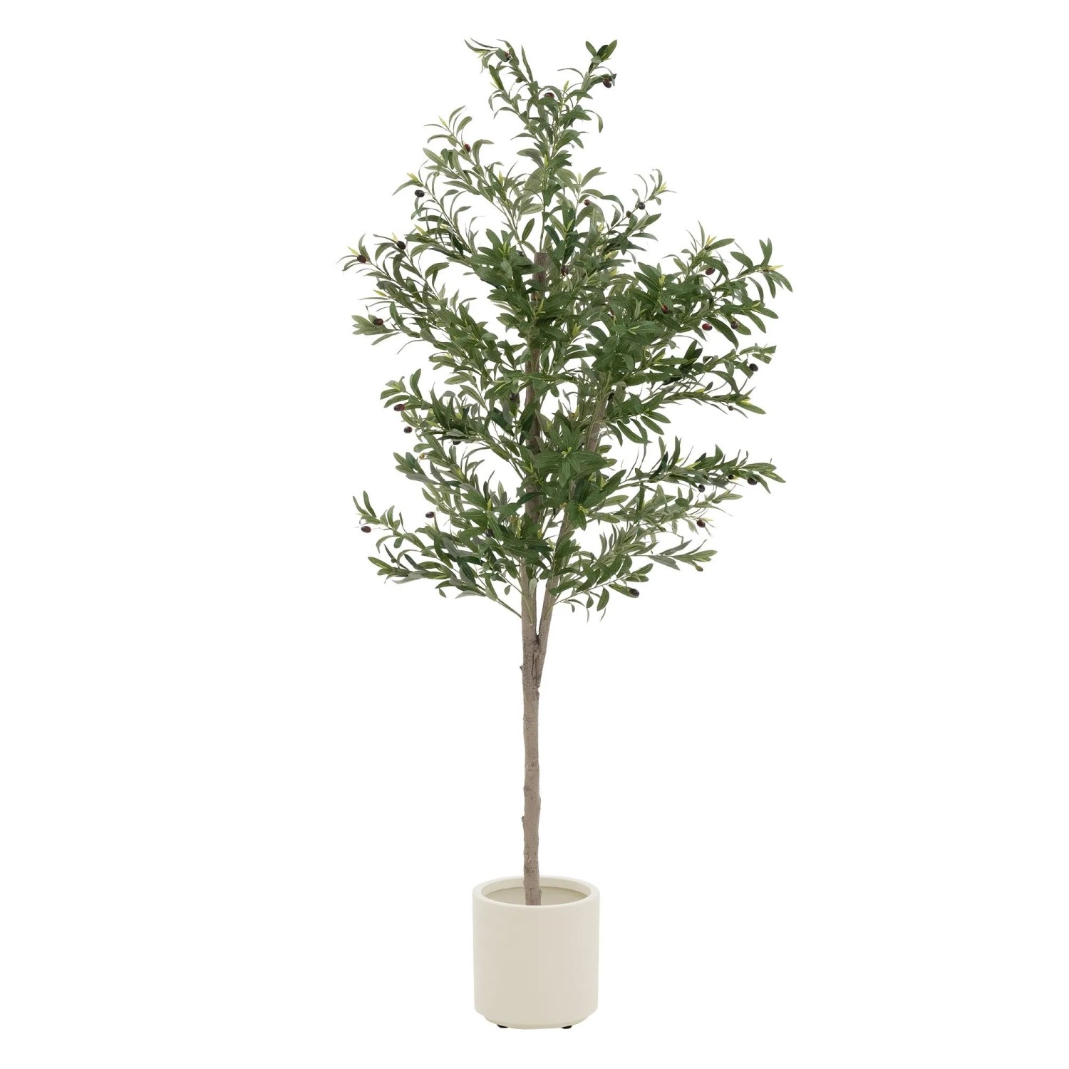 ML-Design Künstlicher Olivenbaum 210 cm Groß mit Früchten günstig online kaufen