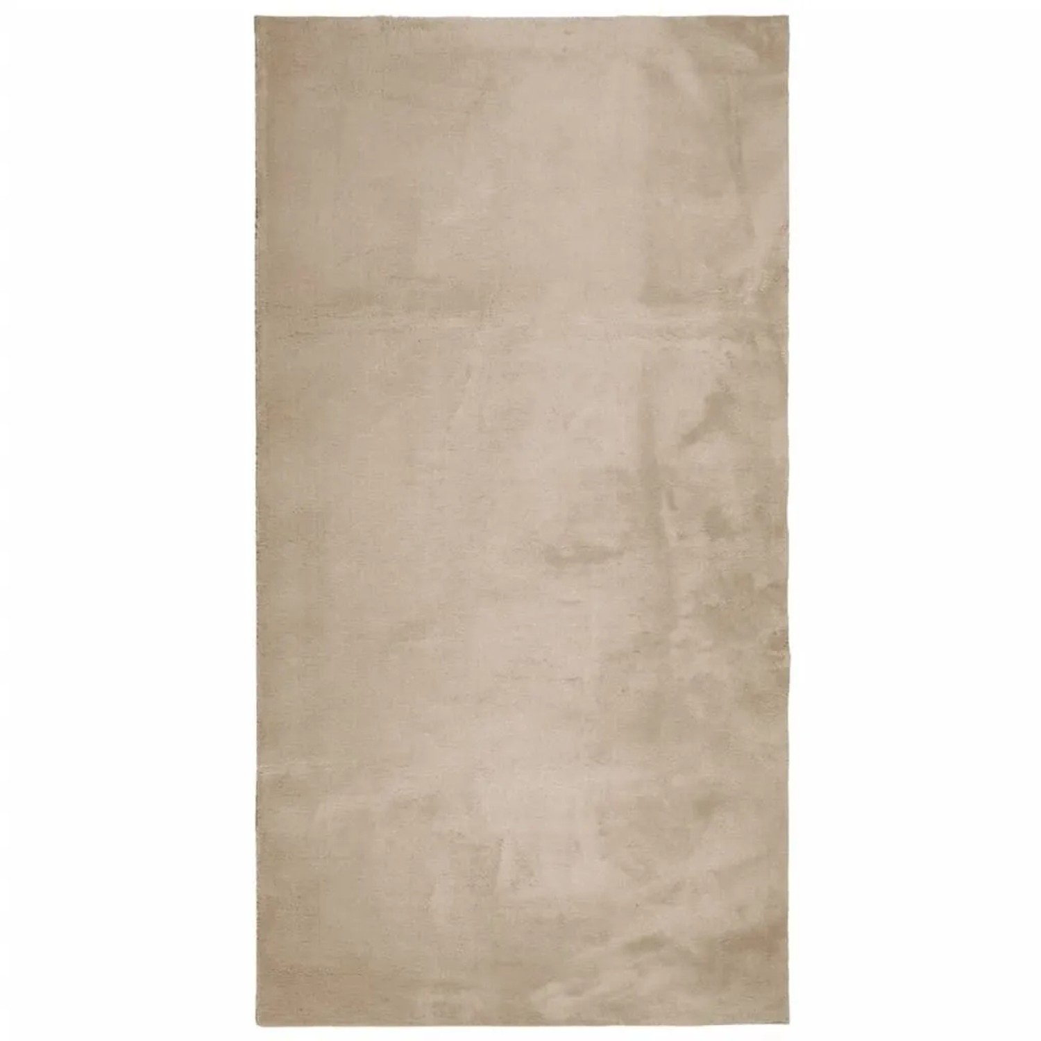 vidaXL Teppich HUARTE Kurzflor Weich und Waschbar Sandfarben 60x110 cm 3750 günstig online kaufen