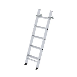 PROREGAL Stufen-Anlegeleiter LKW, 5 Stufen, mit Magnet-Montagesatz.