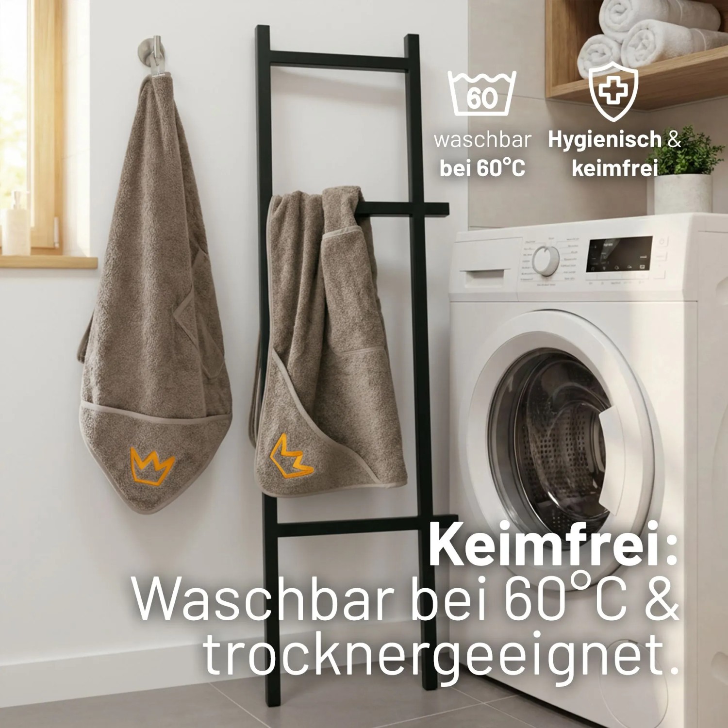 Rudelkönig Hundehandtuch L 75 x 130 cm Baumwolle 400 Gsm Saugstark_6