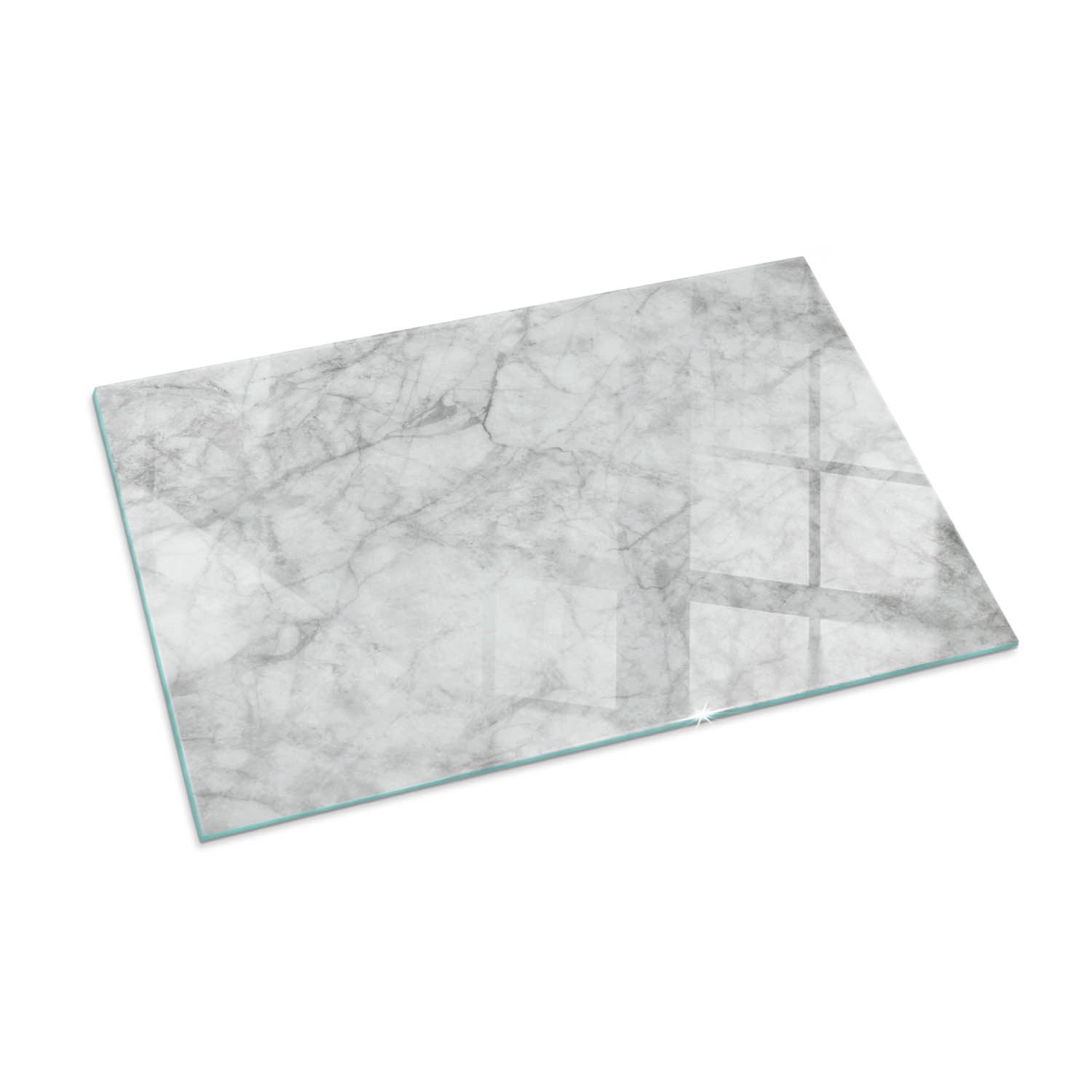 Tulup Glasplatte für Kamin Marmorstrukturmuster Glas unter Kamin Rechteck 1 günstig online kaufen