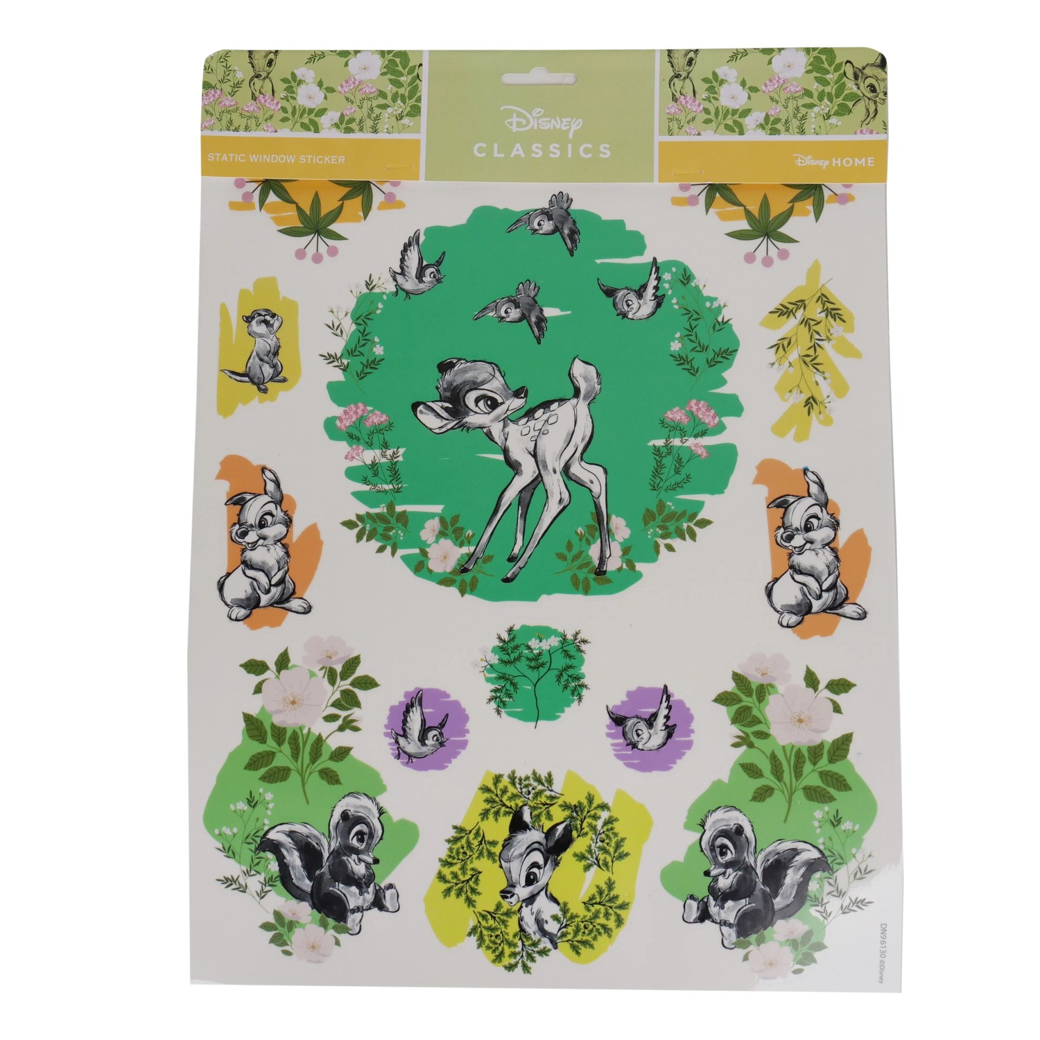 Disney Fenster-Aufkleber Bambi 40 cm x 30 cm Mehrfarbig