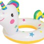 Bestway Schwimmring im Tierdesign, hier als Einhorn, mit bunten Sternen.