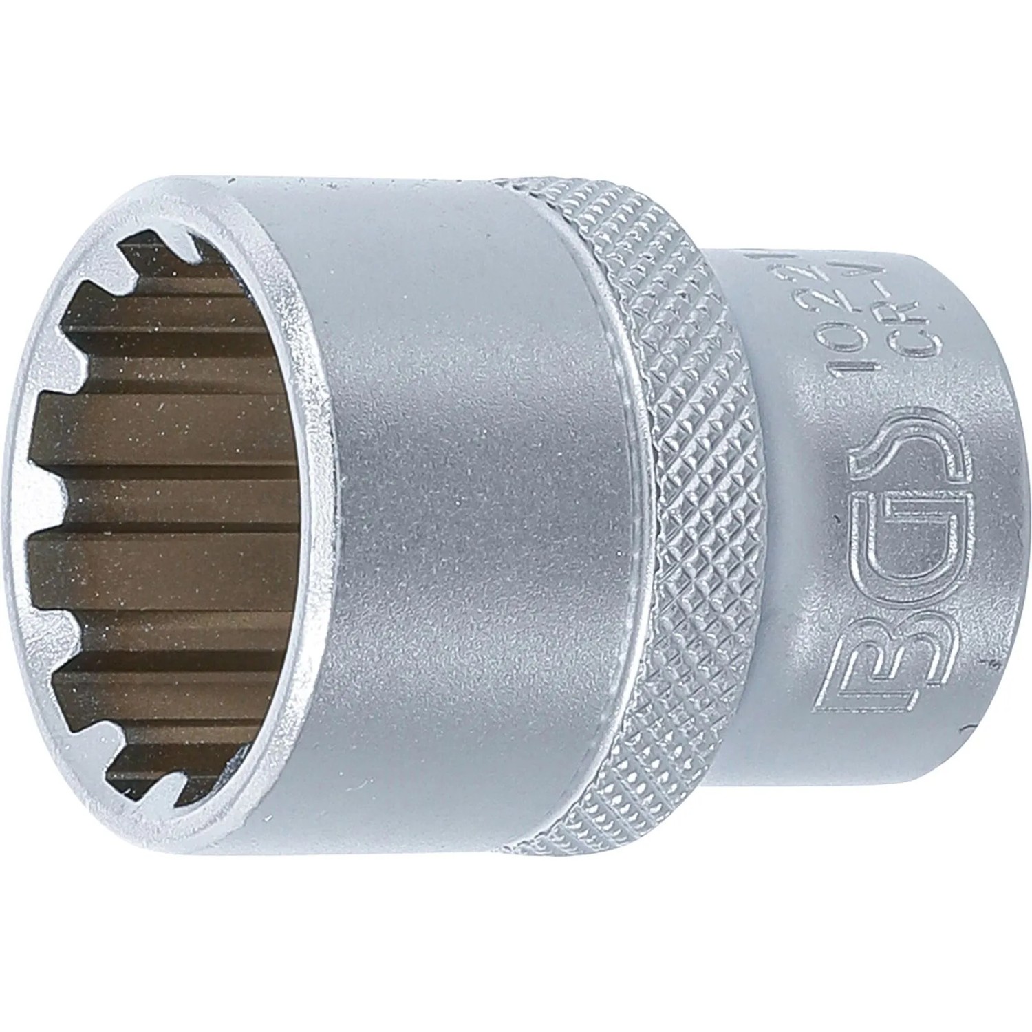 BGS Steckschlüssel Einsatz Gear Lock Antrieb Innenvierkant 12 5 Mm  1 2 Zoll  SW 21 Mm 10221